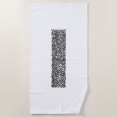 愛は縁ど十分（ウィリアム・モリス） ビーチタオル (正面)