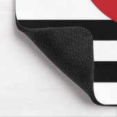 愛は縞で飾ります マウスパッド (コーナー)