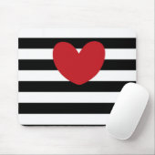 愛は縞で飾ります マウスパッド (マウス)