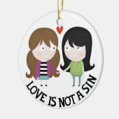 愛は罪ではないです セラミックオーナメント (左)