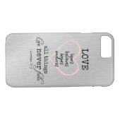 愛は聖書の聖句を破らない Case-Mate iPhoneケース (裏面(横))