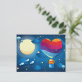 愛は航空葉書に書いてある ポストカード (スタンド正面)