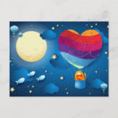 愛は航空葉書に書いてある ポストカード (正面)