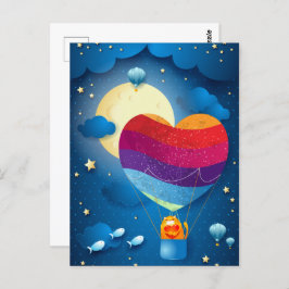 愛は航空葉書に書いてある ポストカード