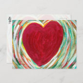 愛は良いことのはがき ポストカード (正面/裏面)