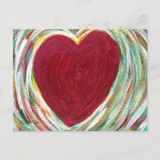 愛は良いことのはがき ポストカード (正面)