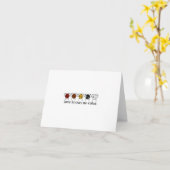 愛は色を知らない カード (黄色い花)