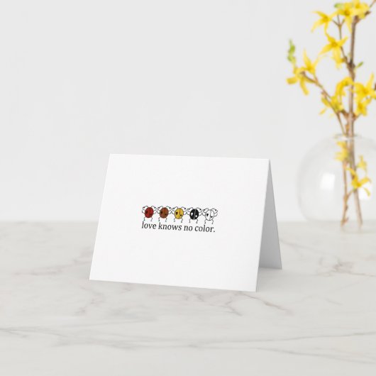 愛は色を知らない カード (黄色い花)