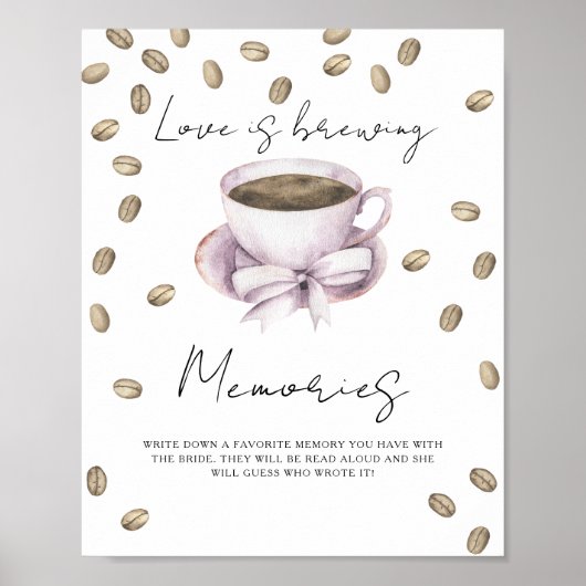 愛は花嫁と思い出を醸造している ポスター (正面)