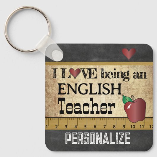 愛は英語の先生 キーホルダー (正面)
