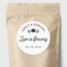 愛は茶好き ラウンドシール