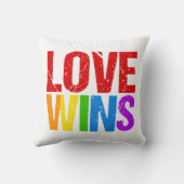 愛は虹に勝ちます クッション (裏面)