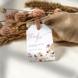 愛は蝶と開花中フローラありがとう ギフトタグ