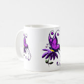 愛は蝶のようです コーヒーマグカップ (正面左)