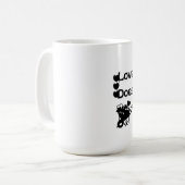 愛は行動する コーヒーマグカップ (正面左)
