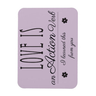 愛は行動動詞である。私は学これを君から。 マグネット