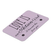 愛は行動動詞である。私は学これを君から。 マグネット (左側)