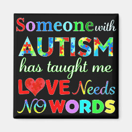 愛は言葉を必要としない自閉症 マグネット