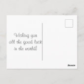 『愛は言葉を必要としない』 ポストカード (裏面)