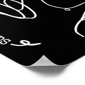 愛は言葉を必要としない Asl 自閉症啓発 Sped 教師 ポスター (角)
