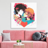 愛は言葉を要しない キャンバスプリント (インサイチュ (リビング))