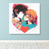 愛は言葉を要しない キャンバスプリント (インサイチュ (ウッドフロア))