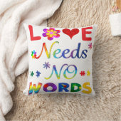 愛は言葉を要しない クッション (ブランケット)