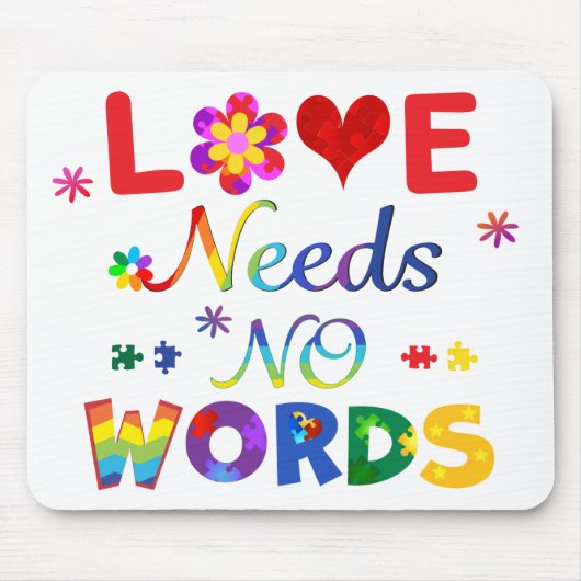 愛は言葉を要しない マウスパッド (正面)
