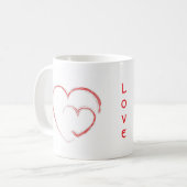愛は言葉を超えて強力である – マグカップ (正面左)