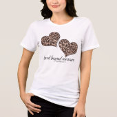 愛は計り知れない キリスト教 トライブレンドTシャツ (正面)