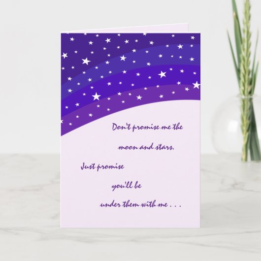 愛は記念日の挨拶状を約束します カード (正面)