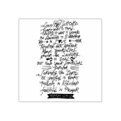 愛は誠実なバレンタインデーの聖句でなければならない ラバースタンプ (インプリント)