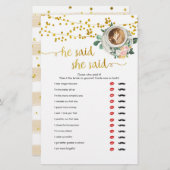 愛は誰がシャワーのゲームを言ったか推測を醸造している (正面/裏面)