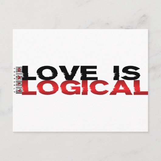 愛は論理的だ ポストカード (正面)