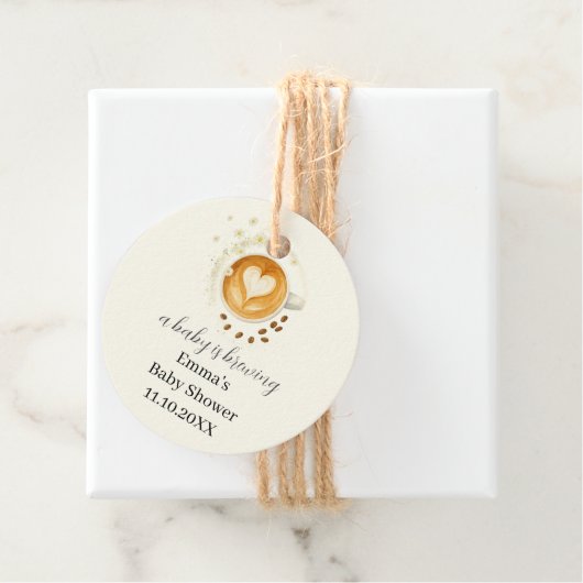 愛は赤ちゃんシャワーを醸造している フェイバータグ (インサイチュ)