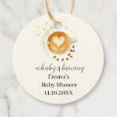 愛は赤ちゃんシャワーを醸造している フェイバータグ (正面)