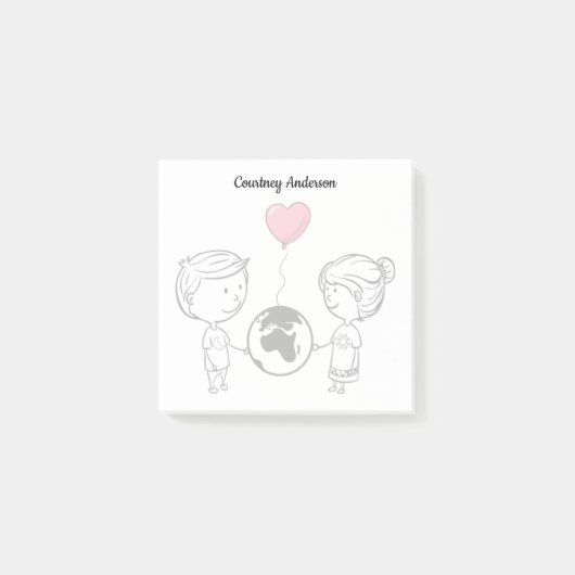 愛は距離を知らないポストイットノート ポストイット (正面)