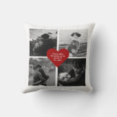 愛は距離を知らない長距離人間関係 クッション (裏面)