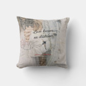 愛は距離を知らない長距離人間関係 クッション (正面)