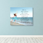 愛は辛抱強いコリント人である キャンバスプリント (インサイチュ (ウッドフロア))