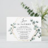 愛は辛抱強く延期さ結婚れた発表 招待状 (スタンド正面)