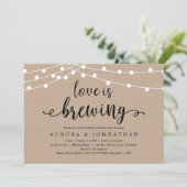 『愛は醸し出し、クラフト・素朴リハーサル・ディナー』 招待状 (スタンド正面)