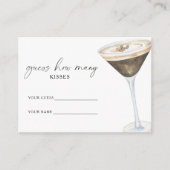 愛は醸造されている何個のキスブライダルゲーム エンクロージャーカード (正面)