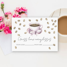 愛は醸造されている何個のキスブライダルゲーム エンクロージャーカード