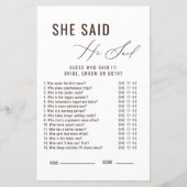 愛は醸造されている彼は彼女はブライダルゲームを言った (正面)