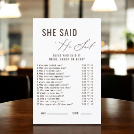 愛は醸造されている彼は彼女はブライダルゲームを言った