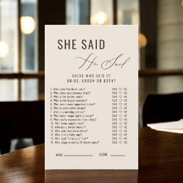 愛は醸造されている彼は彼女はブライダルゲームを言った