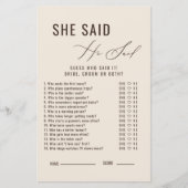 愛は醸造されている彼は彼女はブライダルゲームを言った (正面)