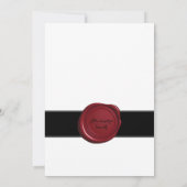 愛は醸造されている | ティーブライダルシャワー 招待状 (裏面)