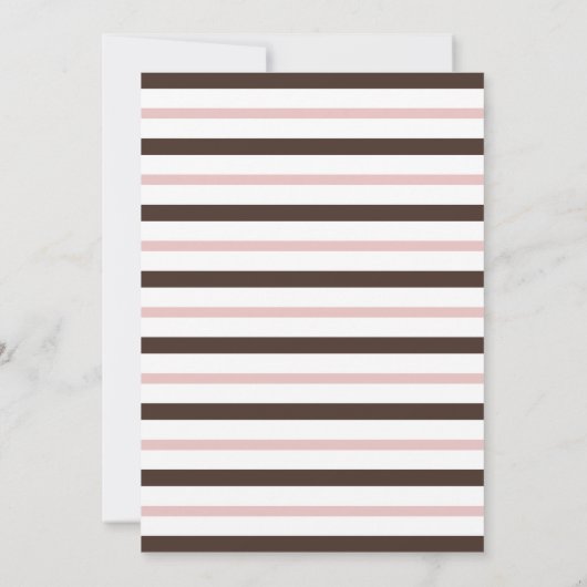 愛は醸造され、エスプレッソをテーマにしたブライダルシャワー 招待状 (裏面)